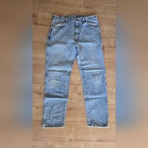 Men's Vintage Wrangler Light Wash Denim Jeans